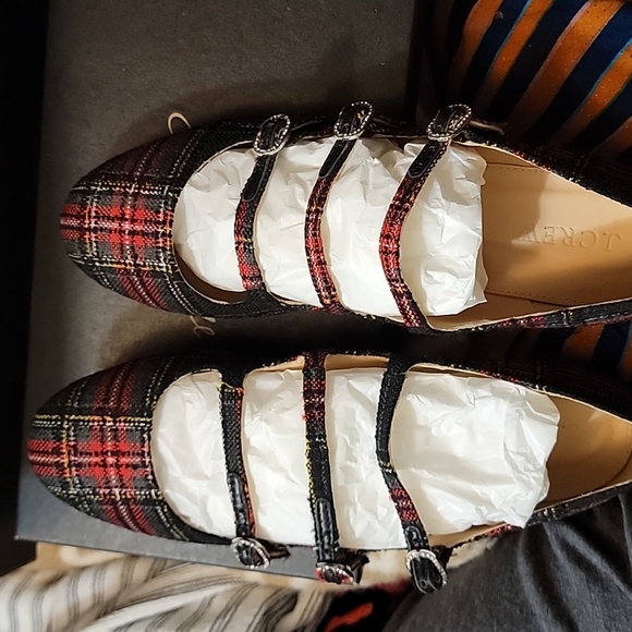 JCrew Tartan 3 Strap Mary Janes - Picture 6 of 6